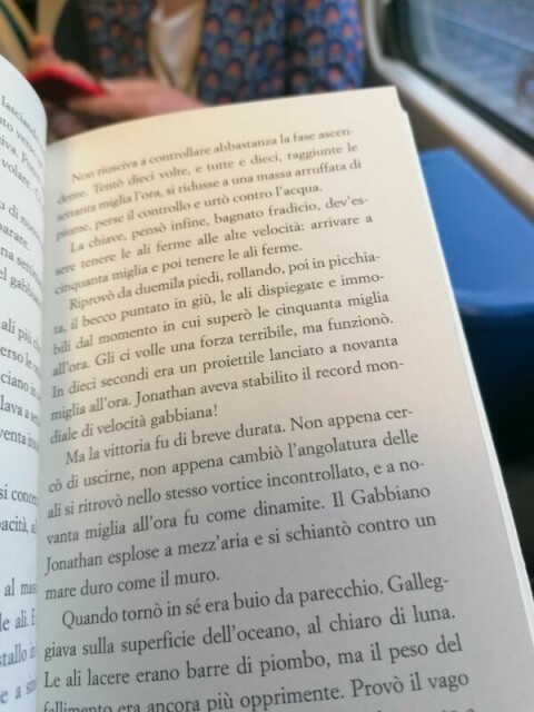 Una pagina della mia "lettura da viaggio" odierna.