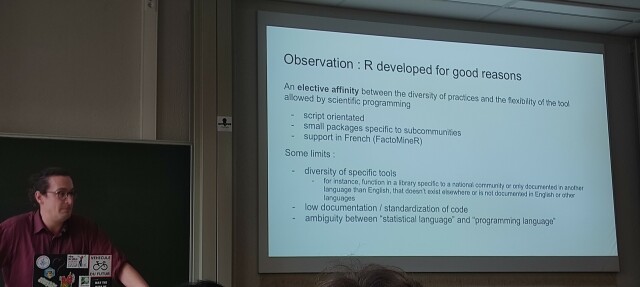 R is well developped in the French social scientist communty because of good reasons