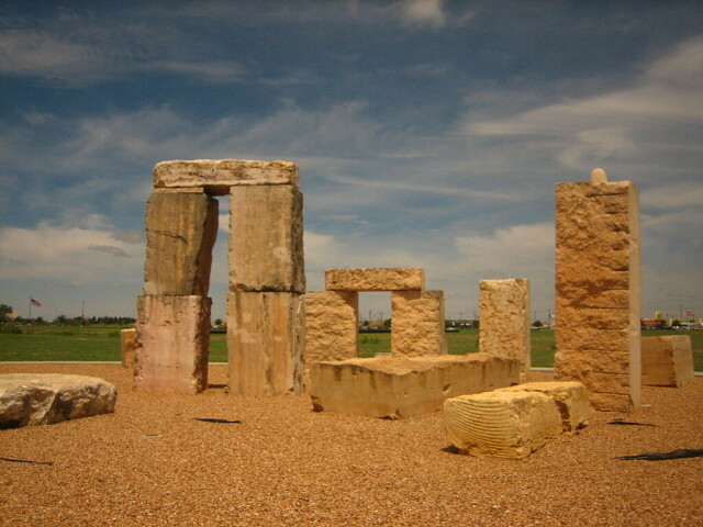 Replica of Stonehenge at Odessa Texas. From Wikimedia commons