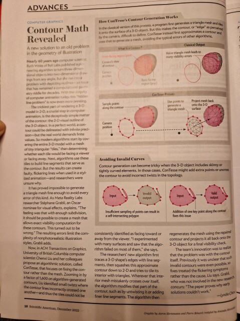 Article page from scientific American 