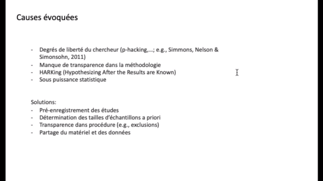 Causes évoquées et solutions (voir pouet)