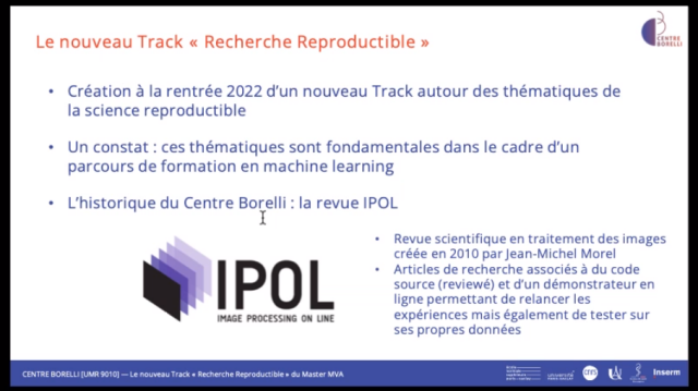 Inspiration du modèle proposé par la revue IPOL
