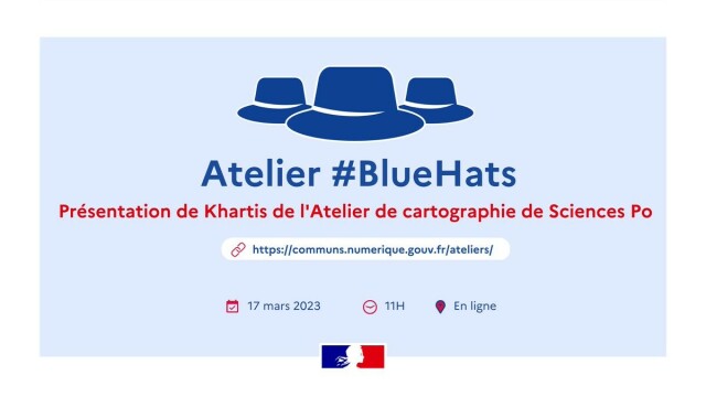 Atelier #BlueHats : présentation de Khartis de l'Atelier de cartographie de Sciences Po