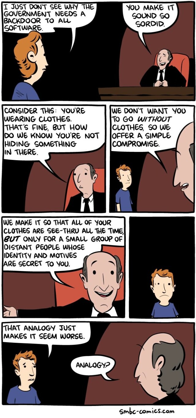Comic on why privacy matters.