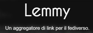 Lemmy - Un aggregatore di link per il fediverso