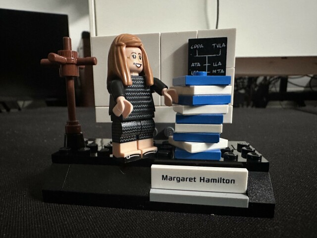 A Lego version of the other photo.
