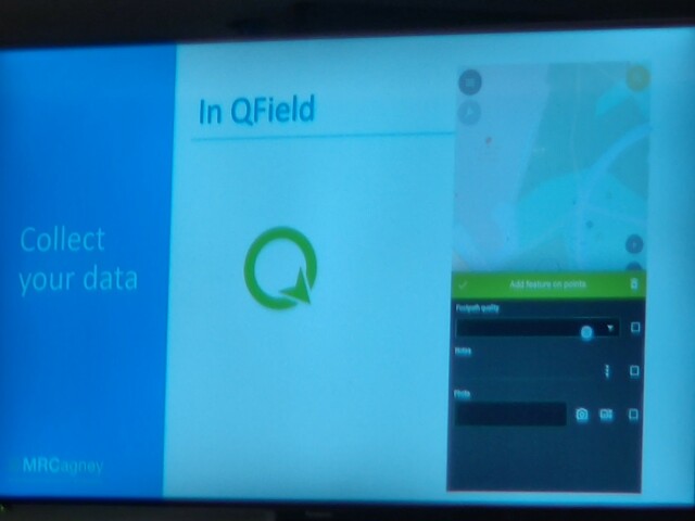 Collecting your data in QField, demo on the phone.