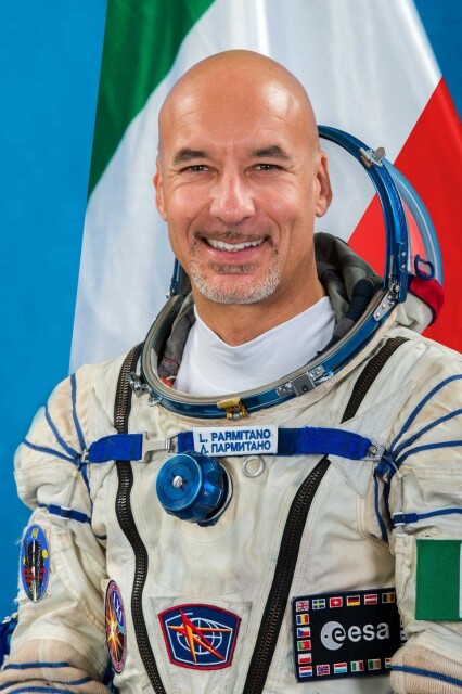 Foto del cosmonauta italiano Luca Parmitano