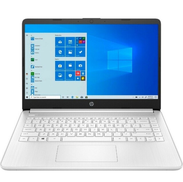 Laptop bianco HP 14s-fq0206ng