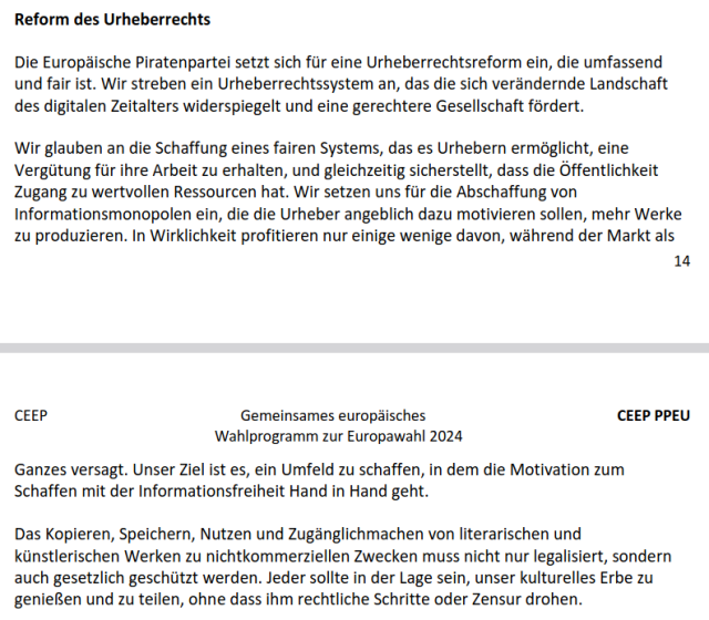 Die Piraten setzen sich für eine Urheberrechtsreform ein 