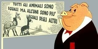 Parafrasando Orwell 
"tutti gli animali sono uguali, ma certi animali col #porcellum #rosatellum sono più uguali degli altri"
Sarebbe ancora democrazia secondo la nostra costituzione ???#iovoglioscegliere
Firma online per referendum sulla legge elettorale ➡️https://iovoglioscegliere.it