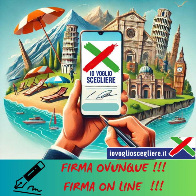 Io voglio scegliere firma ovunque firma online, https://iovoglioscegliere.it