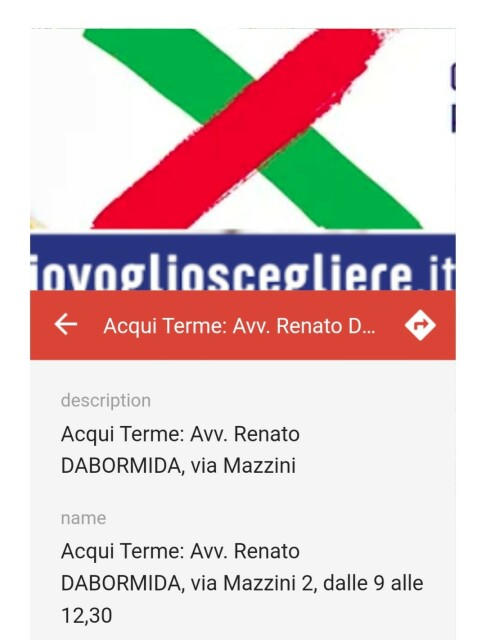  Acqui Terme: Avv. Renato DABORMIDA, via Mazzini Acqui Terme: Avv. Renato DABORMIDA, via Mazzini 2, dalle 9 alle 12,30 