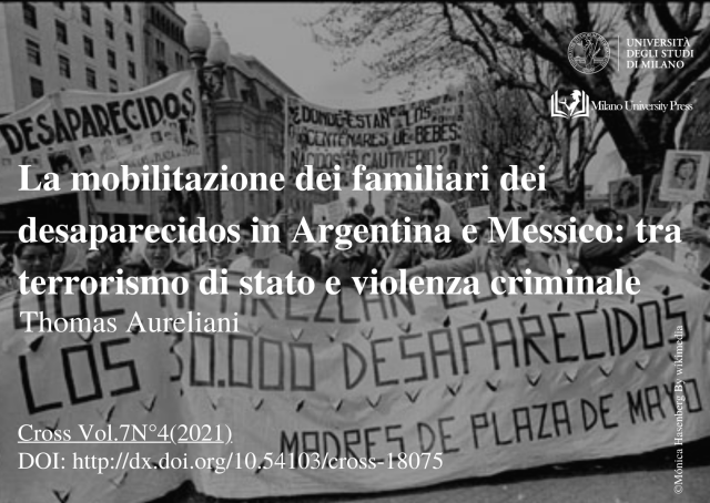 Manifestazione madri di plaza de Mayo -  desaparecidos. La mobilitazione dei familiari dei desaparecidos in Argentina e Messico: tra terrorismo di stato e violenza criminale