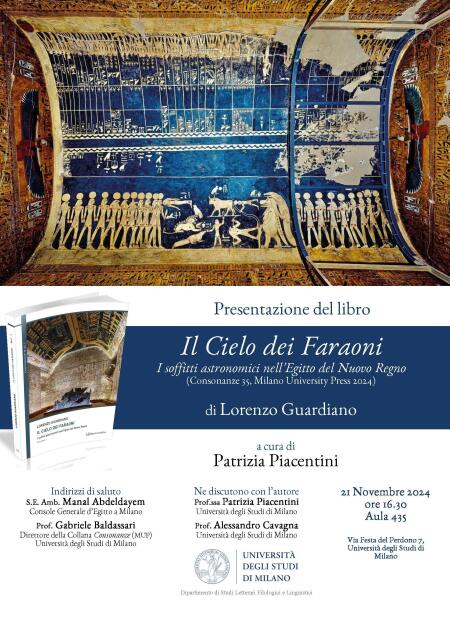 presentazione del volume "Il cielo dei faraoni"

21 novembre
16:30
Aula 435, via Festa del Perdono, Milano