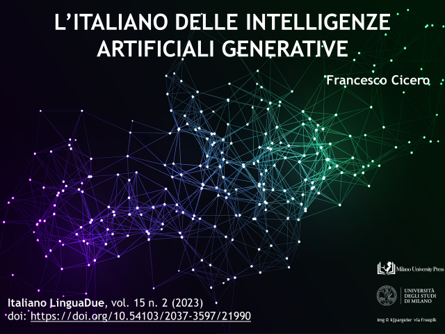 L'italiano delle intelligenze artificiali generative